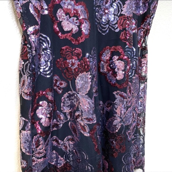 Emerald Sundae Sequin Mini Dress Black Size Medium - Picture 4 of 6